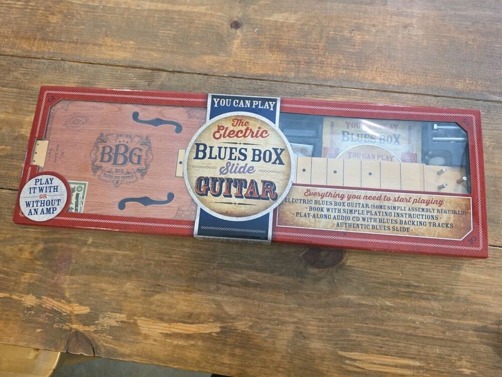 THE ELECTRIC BLUES SLIDE GUITAR BOX KIT (GUITAR BOOK DVD 2016){1G]